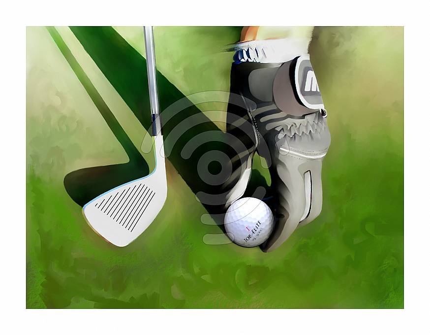 Golf glove & ball